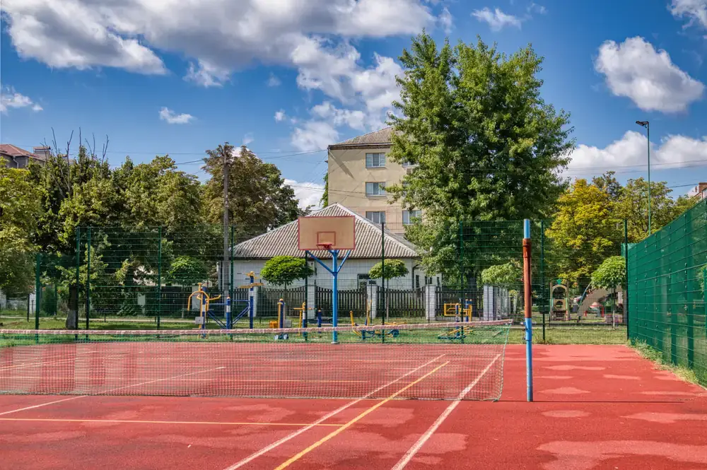 The sports ground